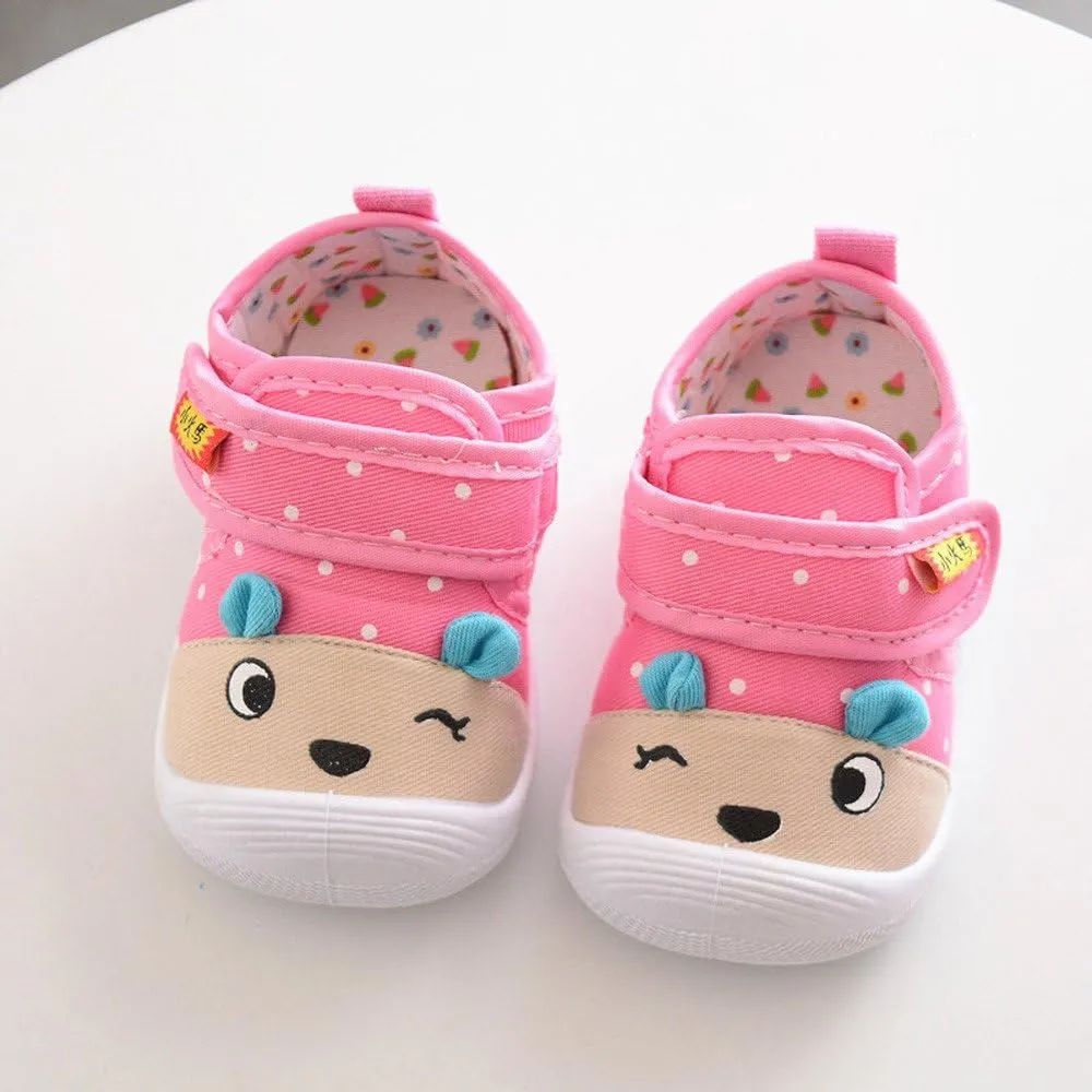 18??4 Month Toddler Sneakers Boys artoon Baby Squeaky Sole Girls Shoes Anti-Slip Infant Kids 12month Girl Shoes