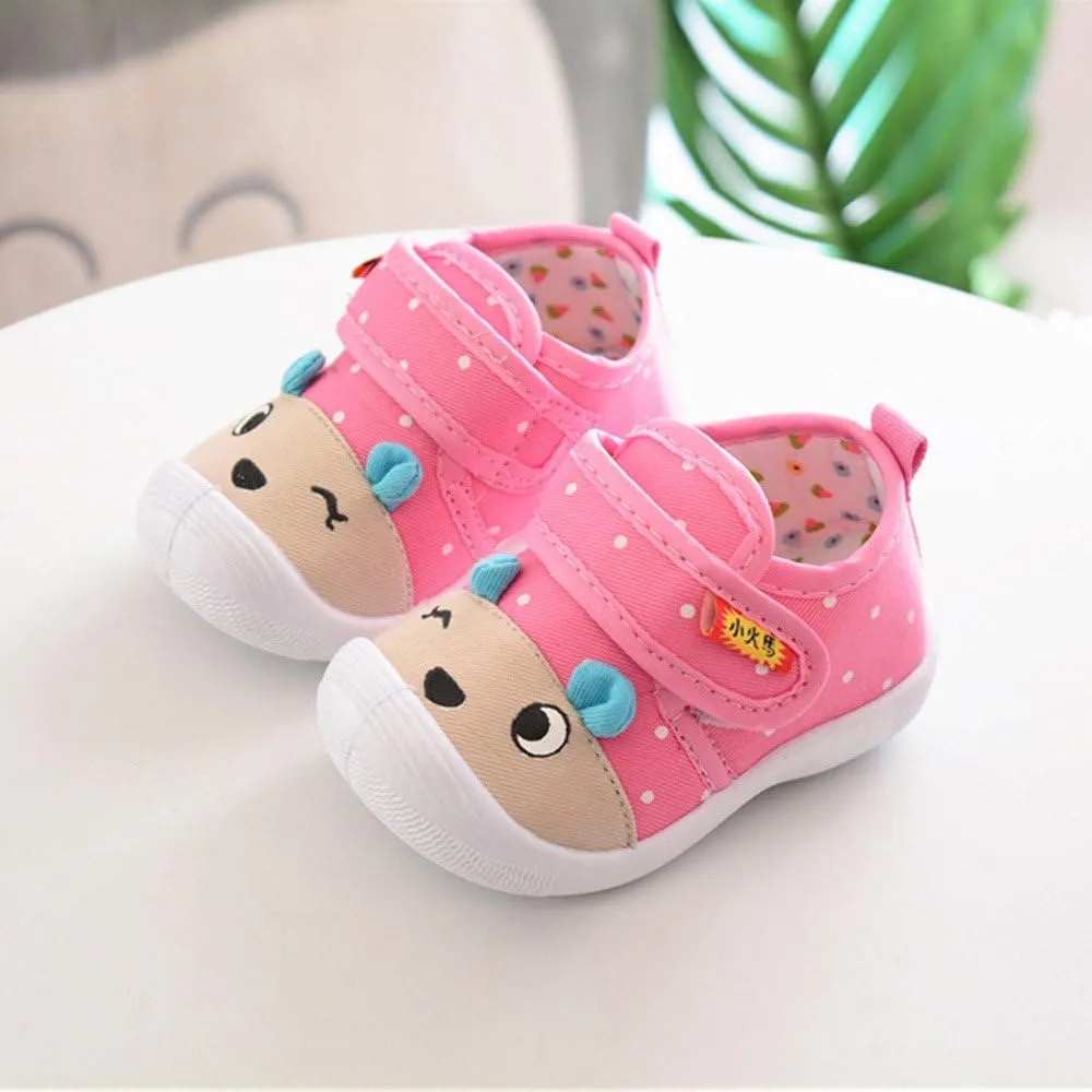 18??4 Month Toddler Sneakers Boys artoon Baby Squeaky Sole Girls Shoes Anti-Slip Infant Kids 12month Girl Shoes