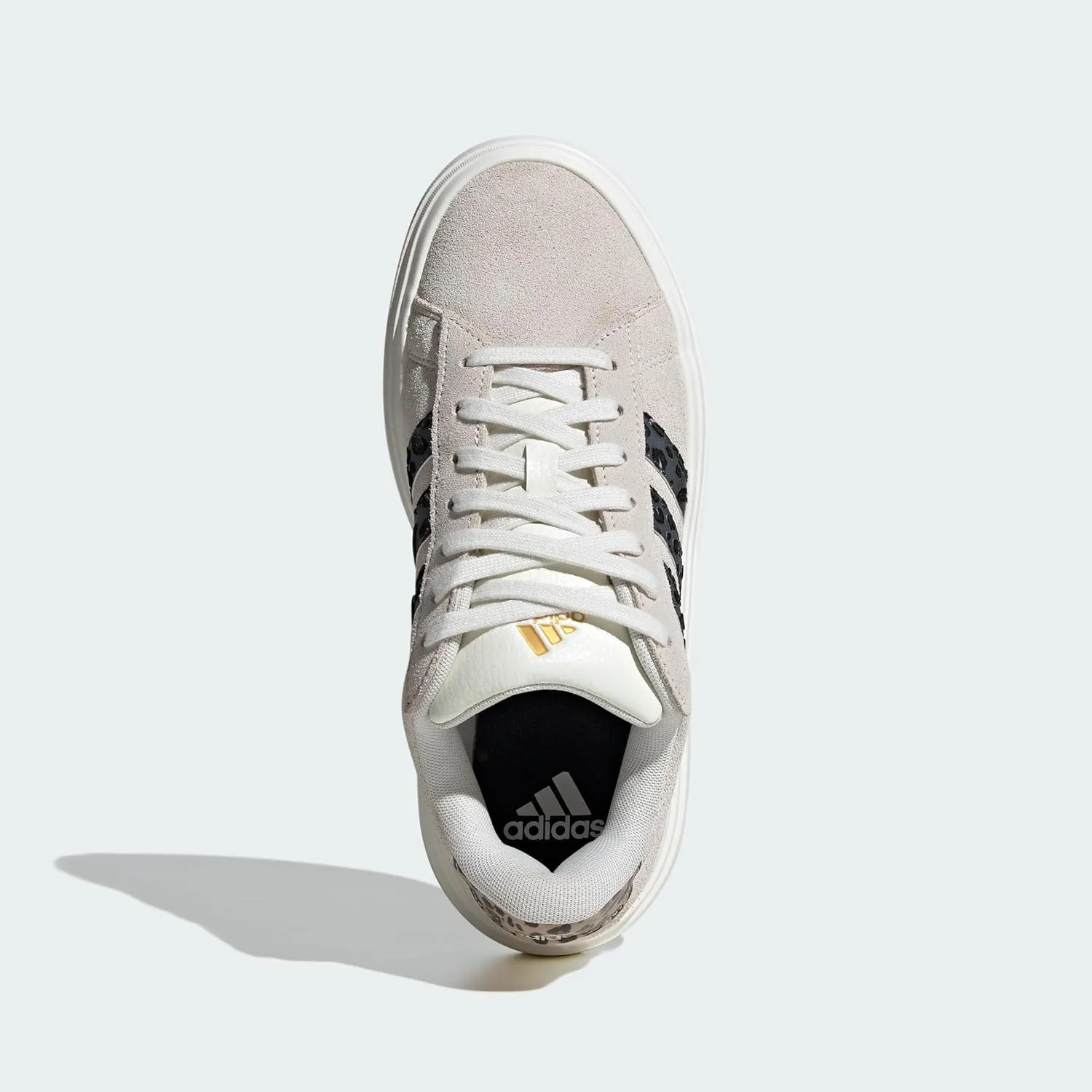 adidas Women's Grand Court Platform Suede Sneaker