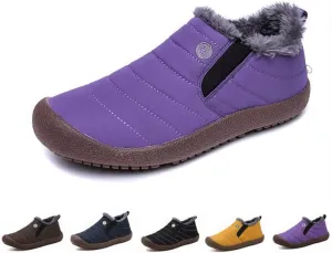 AINIJIA&HOLO Winter Shoes Fur Lined Snow Ankle Boots,Outdoor Waterproof Anti-Slip Walking Sneakers Hiking Boots