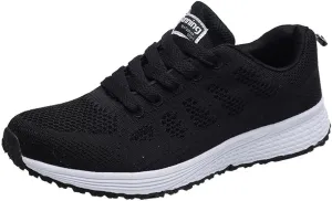 AMDBEL White Sneakers for Women, Women's Walking Shoes Lightweight Breathable Running Shoes Non Slip Athletic Fashion Sneakers Mesh Workout Casual Sports, Sneakers for Women 2024