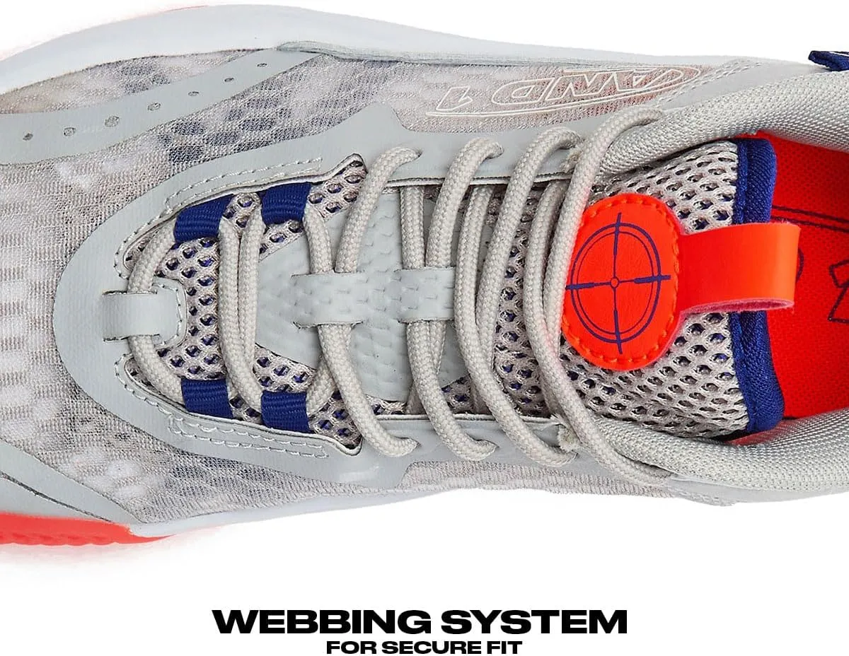 AND1 Girls & Boys Basketball Shoes, Boys High Top Sneakers, Size Little Kid 1 to Big Kid 7 - Cool Basketball Shoes for Kids and Youth