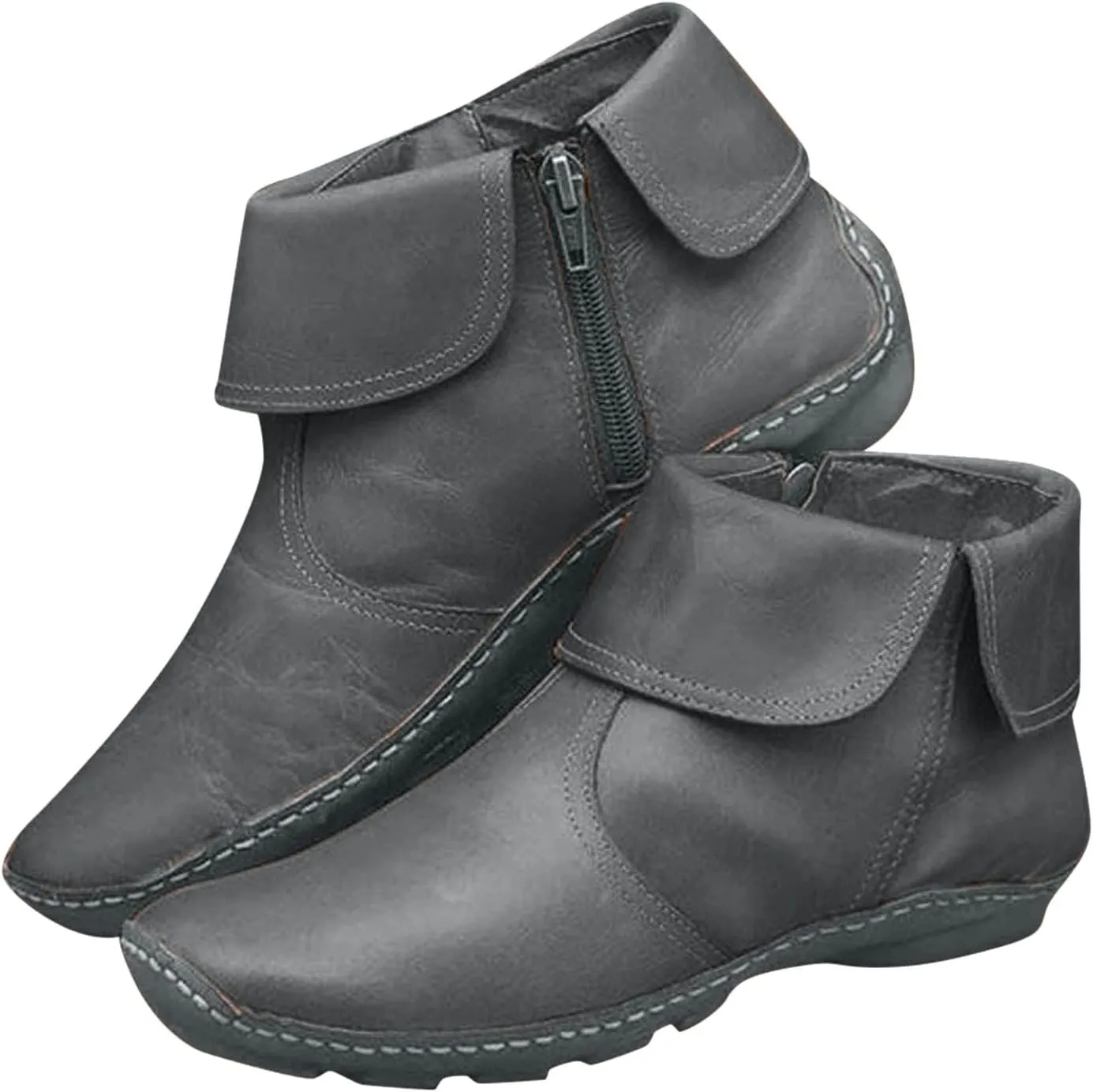 Ankle Boots for Women Ankle Booties Flat Comfort Classic Ankle Boots Western Casual Dressy Wide Width Boots