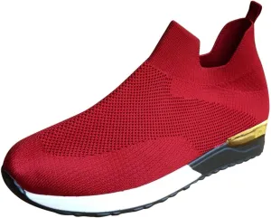Ankle Boots for Women, Bomens Boots, Black Boots for Women, Casual Mesh Breathable Soft Sole Running Fitness Sneakers