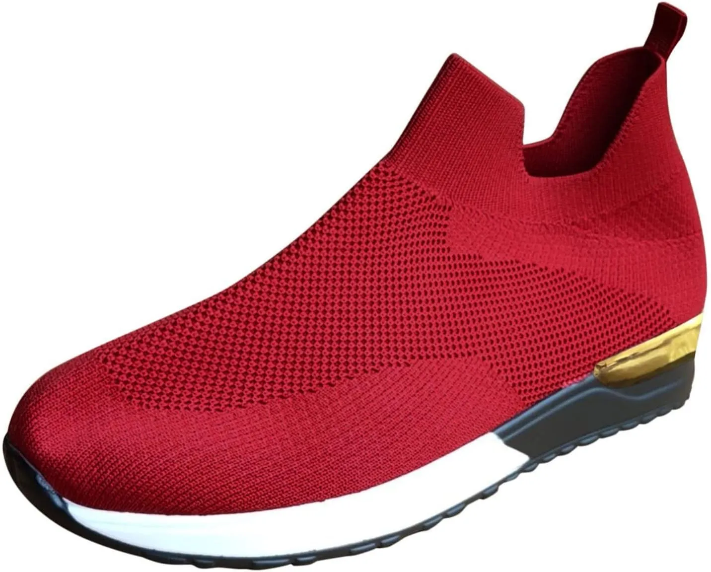 Ankle Boots for Women, Bomens Boots, Black Boots for Women, Casual Mesh Breathable Soft Sole Running Fitness Sneakers