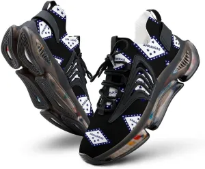 Arkansas State Flag Walking Shoes for Men Lightweight Tennis Fashion Elastic Sports Shoes Cushion Basketball Shoes