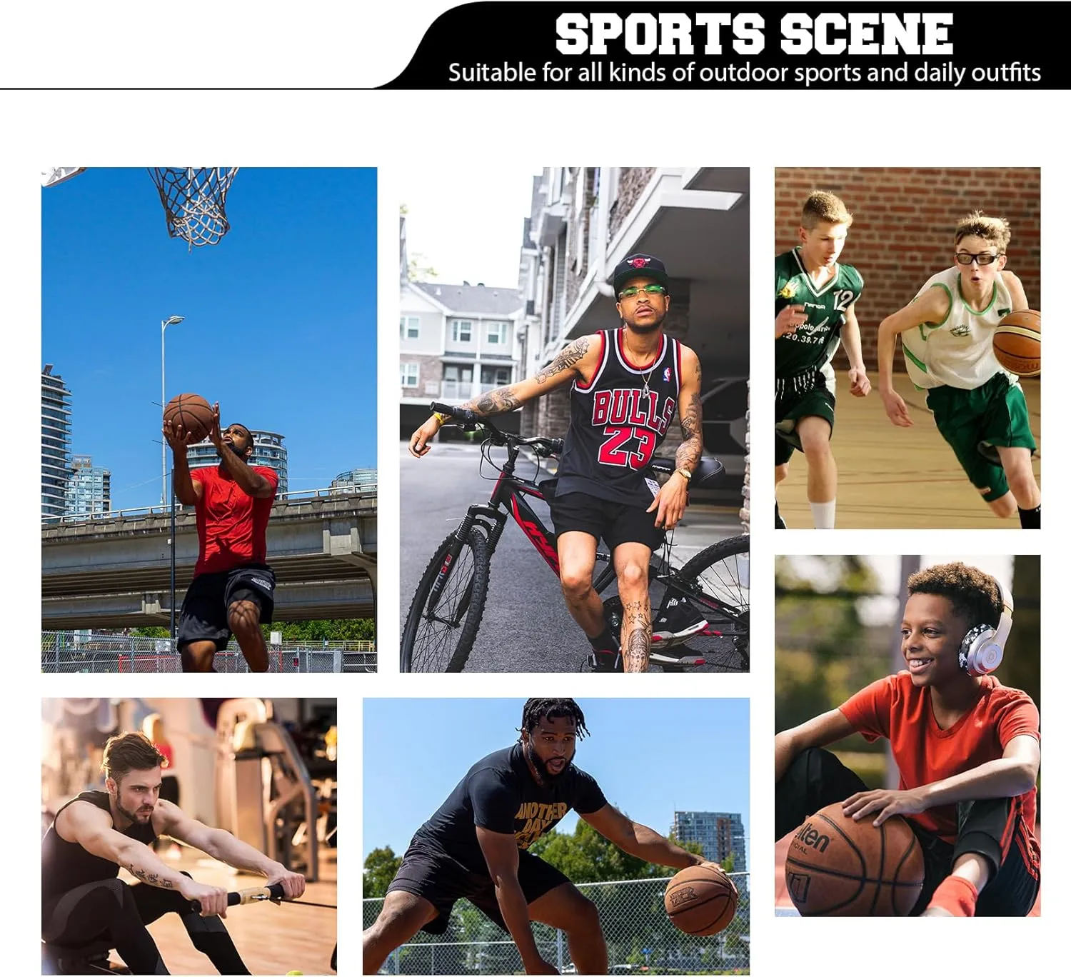 ASHION Mens Basketball Shoes High Top Streetball Lightweight Outdoor Sneakers Cushioning Shoes for Sport Athletic Fitness