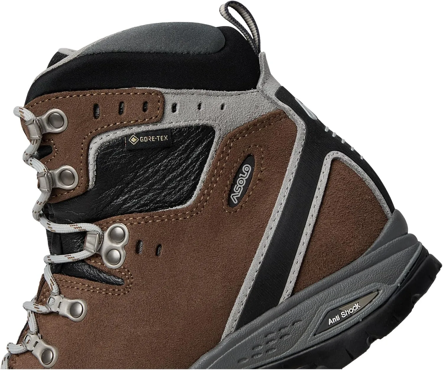 ASOLO Women's GREENWOOD EVO GV Water-Resistant Breathable Cushioned Leather Ankle Trekking Hiking Boots | Rubber Cap