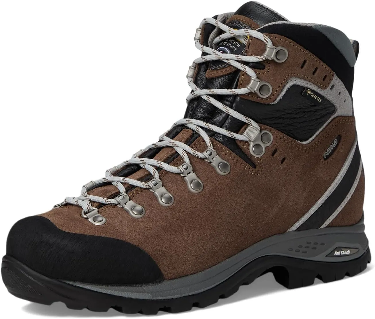 ASOLO Women's GREENWOOD EVO GV Water-Resistant Breathable Cushioned Leather Ankle Trekking Hiking Boots | Rubber Cap