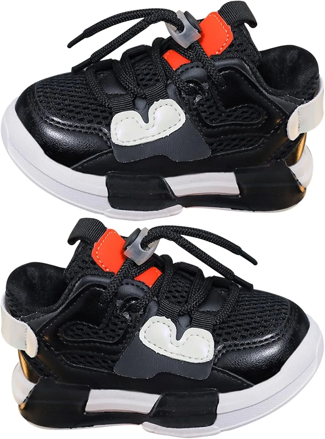 Baby Boy Girl Mesh Basketball Shoes Toddler Kids Lightweight Sneakers Slip On Softy Sole First Walking Sports Shoes