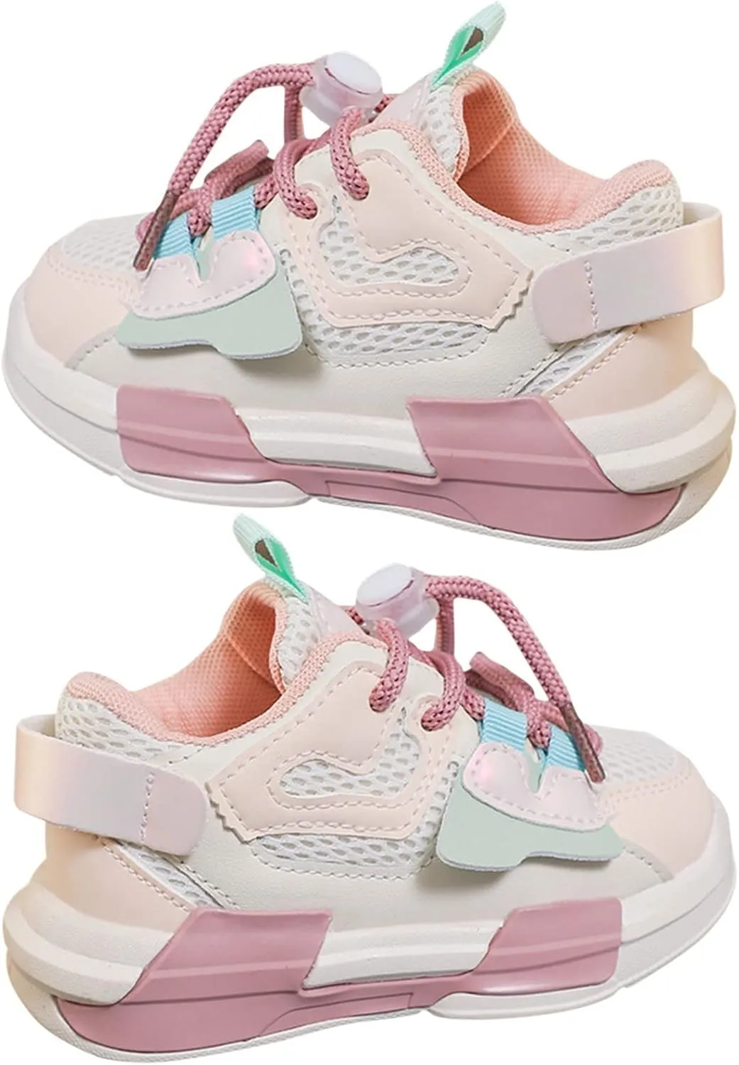 Baby Boy Girl Mesh Shoes Toddler Kids Lightweight Sneakers Non Slip Infant Slip On Softy Sole First Walking Shoes