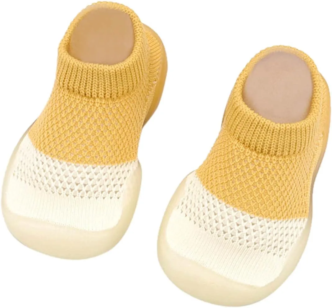 Baby Girl Shoes,Baby Girl Shoes Sock Shoes Anti-Slip Fuzzy Slipper Breathable Home Work Shoes 0-3 Years