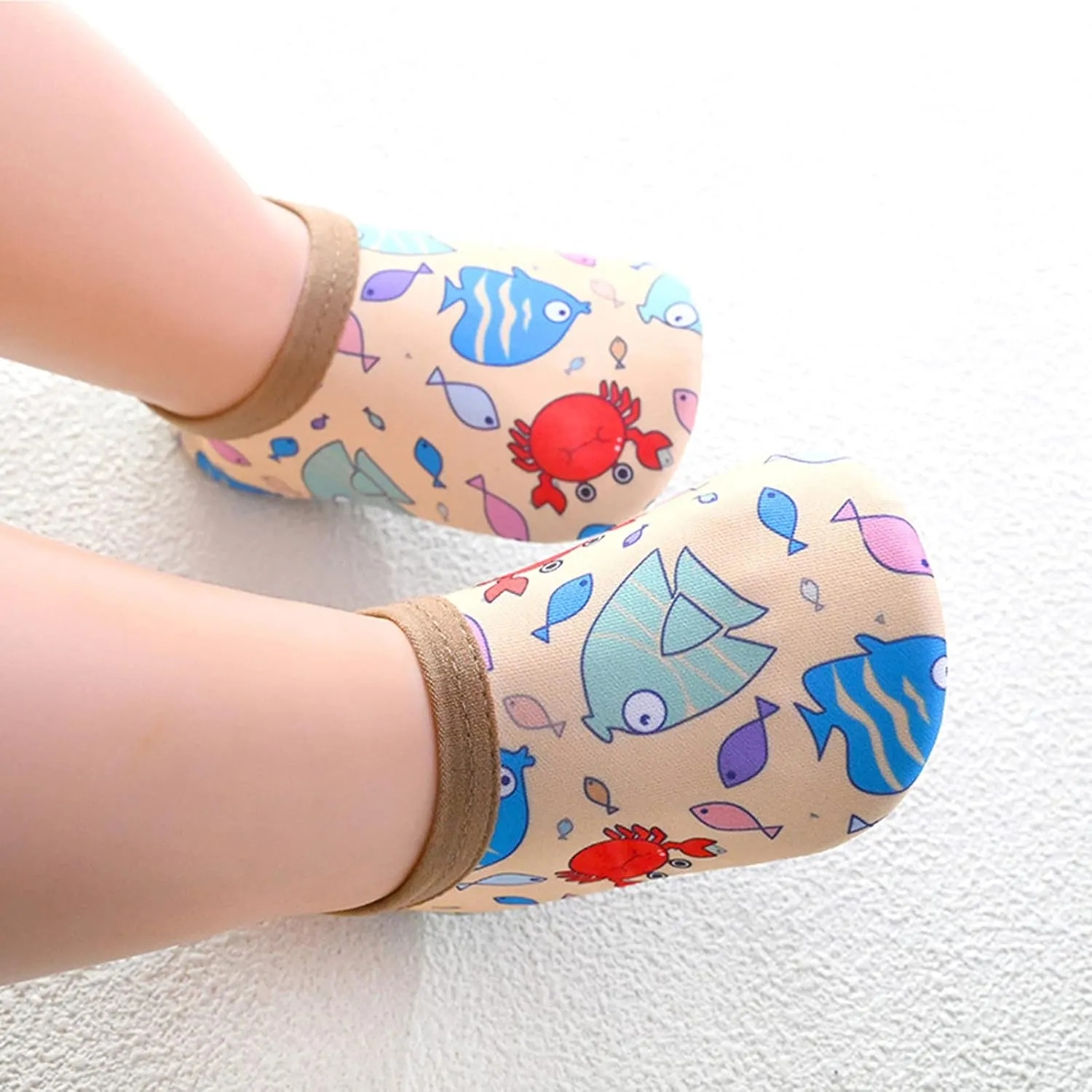 Baby Shoes Boy, Baby Toddler Kids Boys Girls Cartoon Swim Water Shoes Barefoot Socks Non-Slip Shoes 0-3 Years