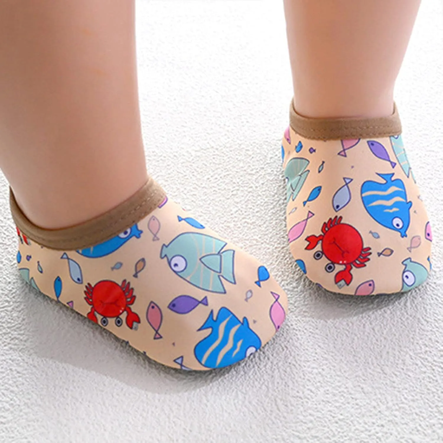 Baby Shoes Boy, Baby Toddler Kids Boys Girls Cartoon Swim Water Shoes Barefoot Socks Non-Slip Shoes 0-3 Years