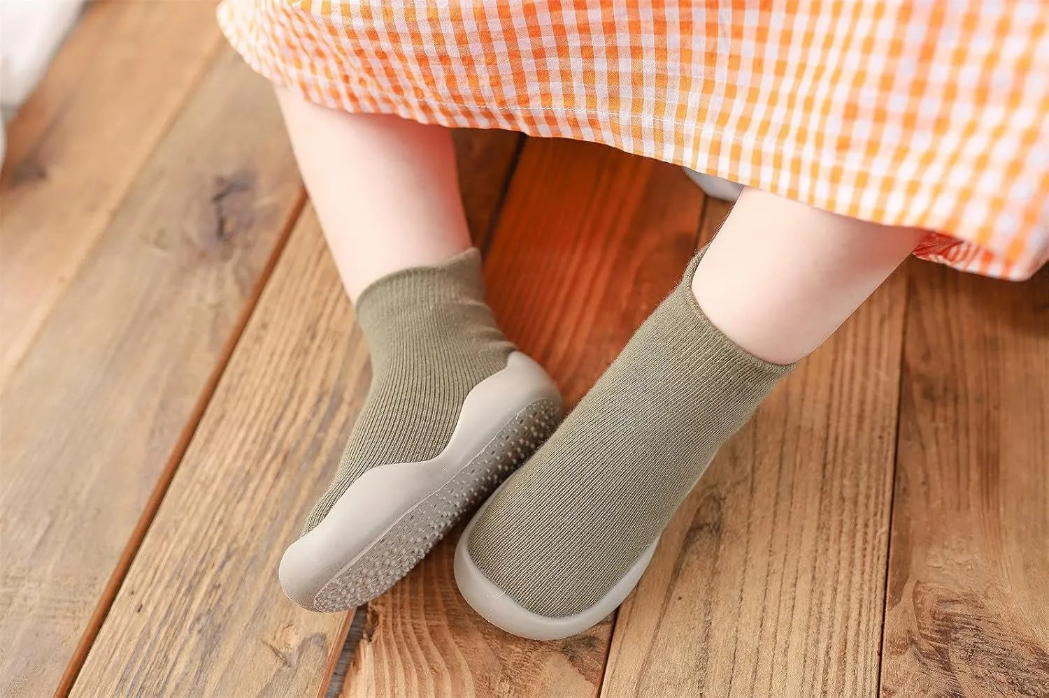Baby Sock Shoes,Toddler Infant First Walkers Elastic Cartoon Soft Casual Socks Shoes Indoor Baby Shoes