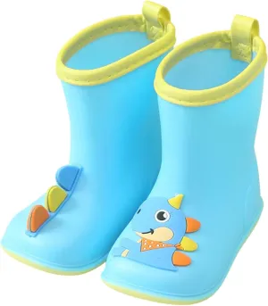 Babys Rain Boots Children Waterproof Shoes Rain Boots for Kids Girls Dinosaur Rain Boots for Boys Toddler