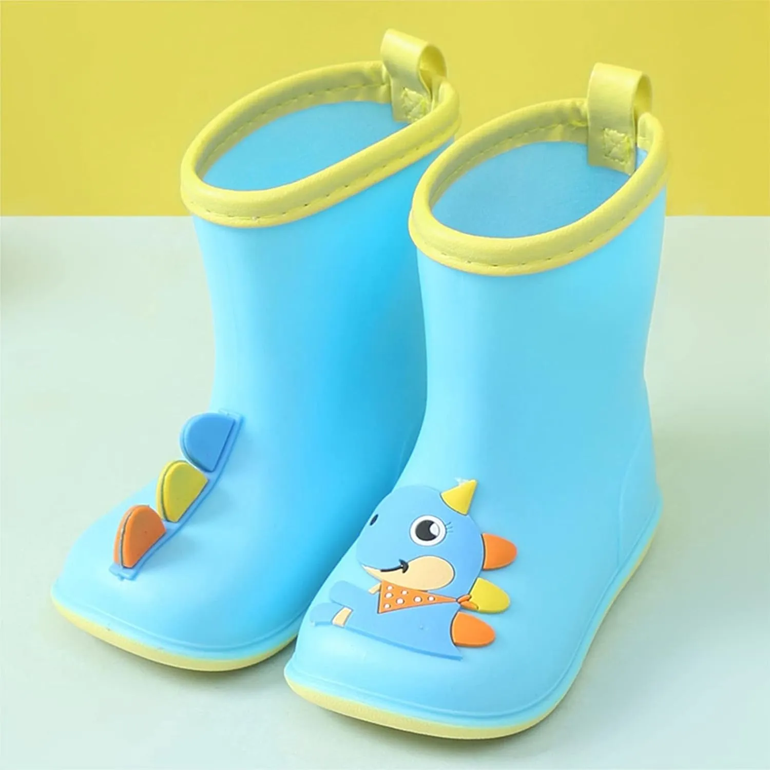 Babys Rain Boots Children Waterproof Shoes Rain Boots for Kids Girls Dinosaur Rain Boots for Boys Toddler