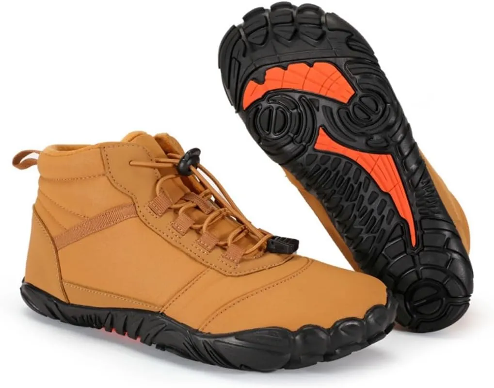 Barefoot Boots Women Waterproof Barefoot Hiking Boots for WinterLightweight Breathable Barefoot TrainersWomen Men Trail Running Shoes Outdoor Hiking Trekking Boots Sneakers