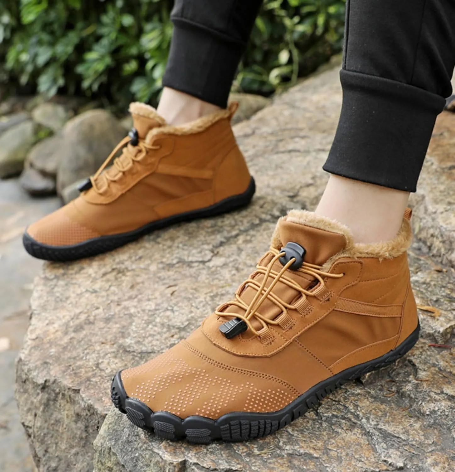 Barefoot Boots Women Waterproof Barefoot Hiking Boots for WinterLightweight Breathable Barefoot TrainersWomen Men Trail Running Shoes Outdoor Hiking Trekking Boots Sneakers