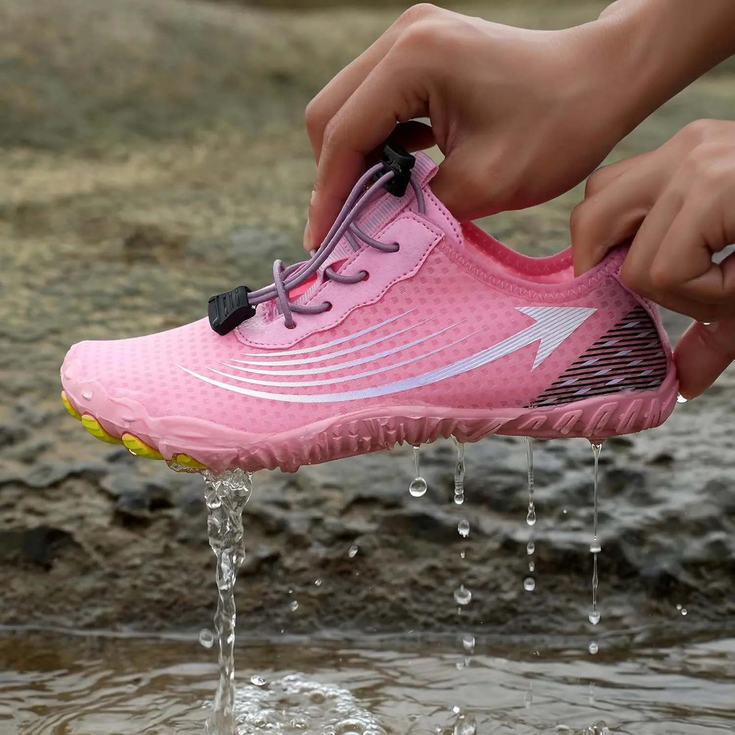 Barefoot Shoes Womens Mens Pro Water Shoe Lightweight Travel Shoe Wide Toe Box Non-Slip Breathable Zero Drop Beach Surf Water Shoes