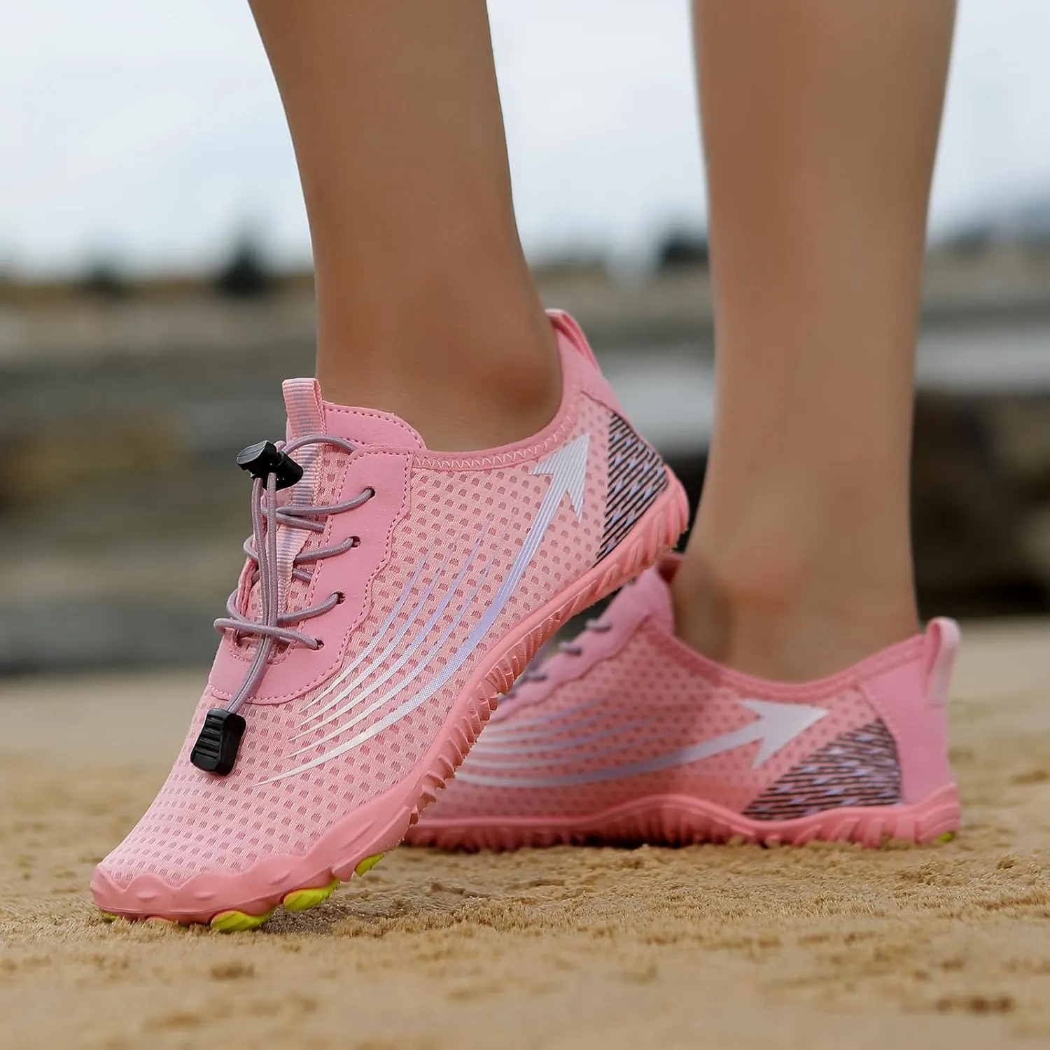 Barefoot Shoes Womens Mens Pro Water Shoe Lightweight Travel Shoe Wide Toe Box Non-Slip Breathable Zero Drop Beach Surf Water Shoes