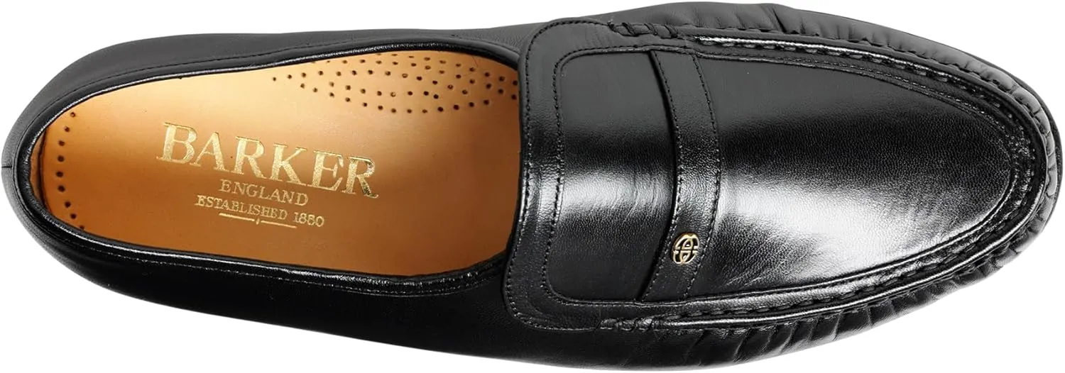 BARKER Jefferson Handcrafted Men's Leather Loafers - Elegant Slip-On Dress Shoes for Every Occasion