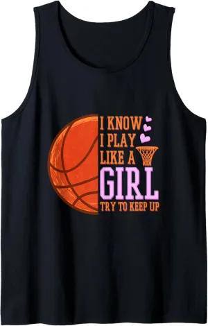 Basketball Goal Girl Basketball Shoes Basketball Training Tank Top
