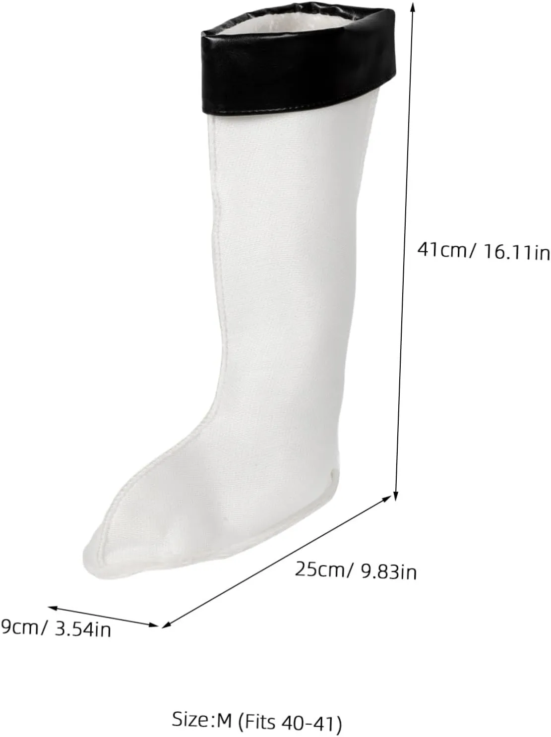 BESPORTBLE Warm Rain Boots Warm Thermal Socks Warming Liner Insoles Thermal Boot Sock Cold Hunter Boot Socks Fleece