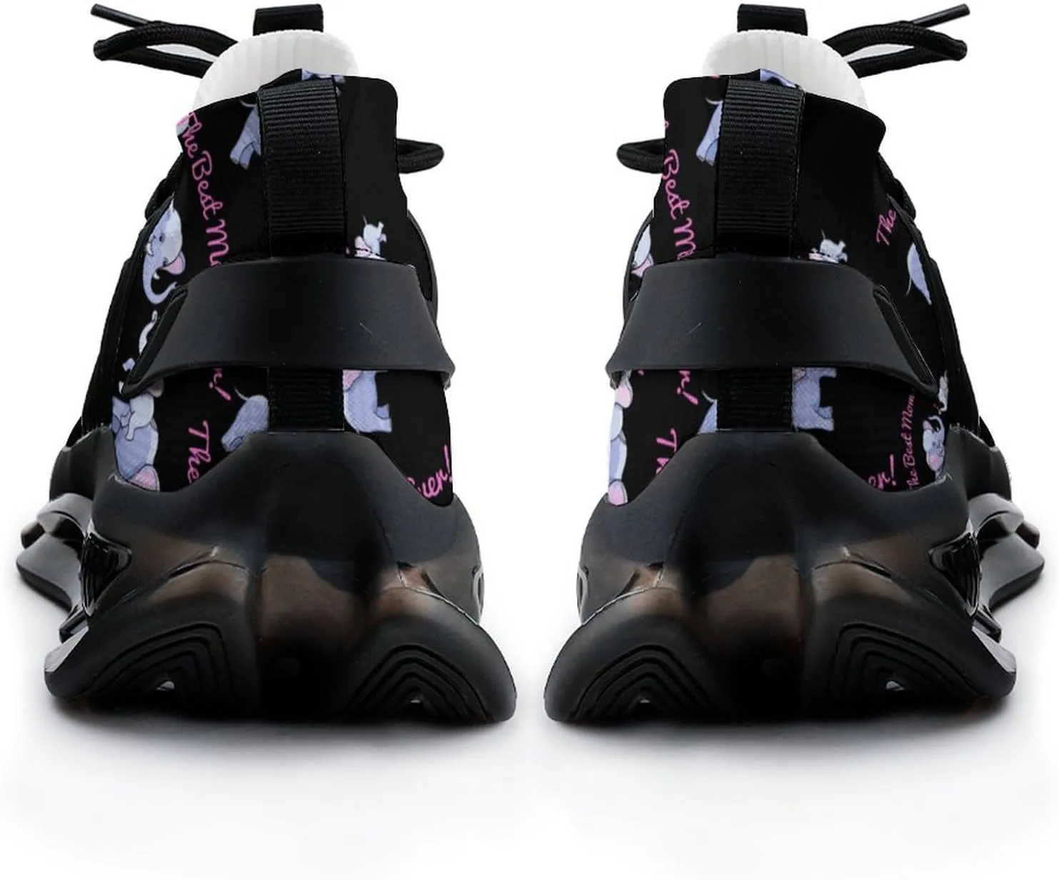 Best Elephant Mom Walking Shoes for Men Lightweight Tennis Fashion Elastic Sports Shoes Cushion Basketball Shoes