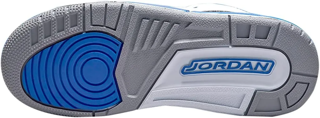 Big Kids Jordan 3 Retro Georgetown Midnight Navy/Cement Grey-Wht (398614 401)