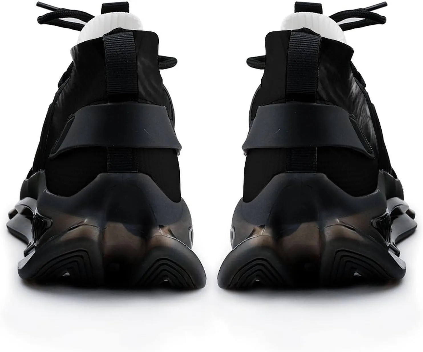 Black and White African Lion Walking Shoes for Men Lightweight Tennis Fashion Elastic Sports Shoes Cushion Basketball Shoes