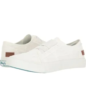 Blowfish Malibu Marley Fashion Sneaker White Color Washed Canvas Slip On