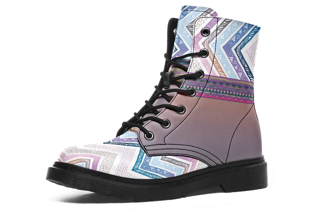 Boho Pattern White Grey