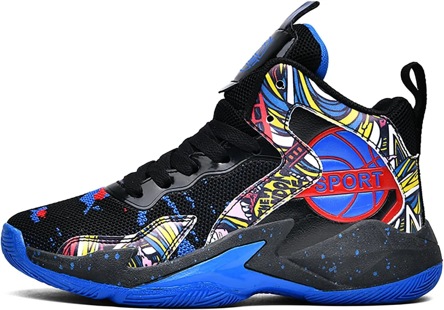 Boys Basketball Shoes Kids Basketball Sneakers Breathable Tennis Shoes for Boys Girls