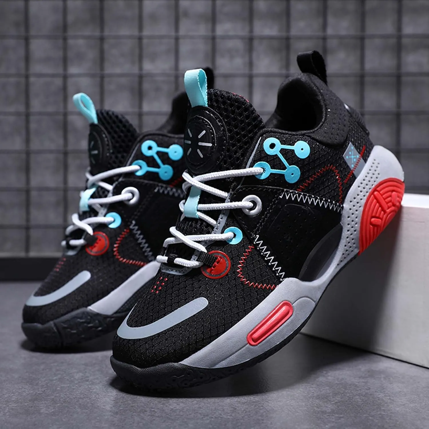 Boys Girls Basketball Shoes Children Fashion Sneakers Boys Running Shoes Kids Sports School Training Tennis Shoes