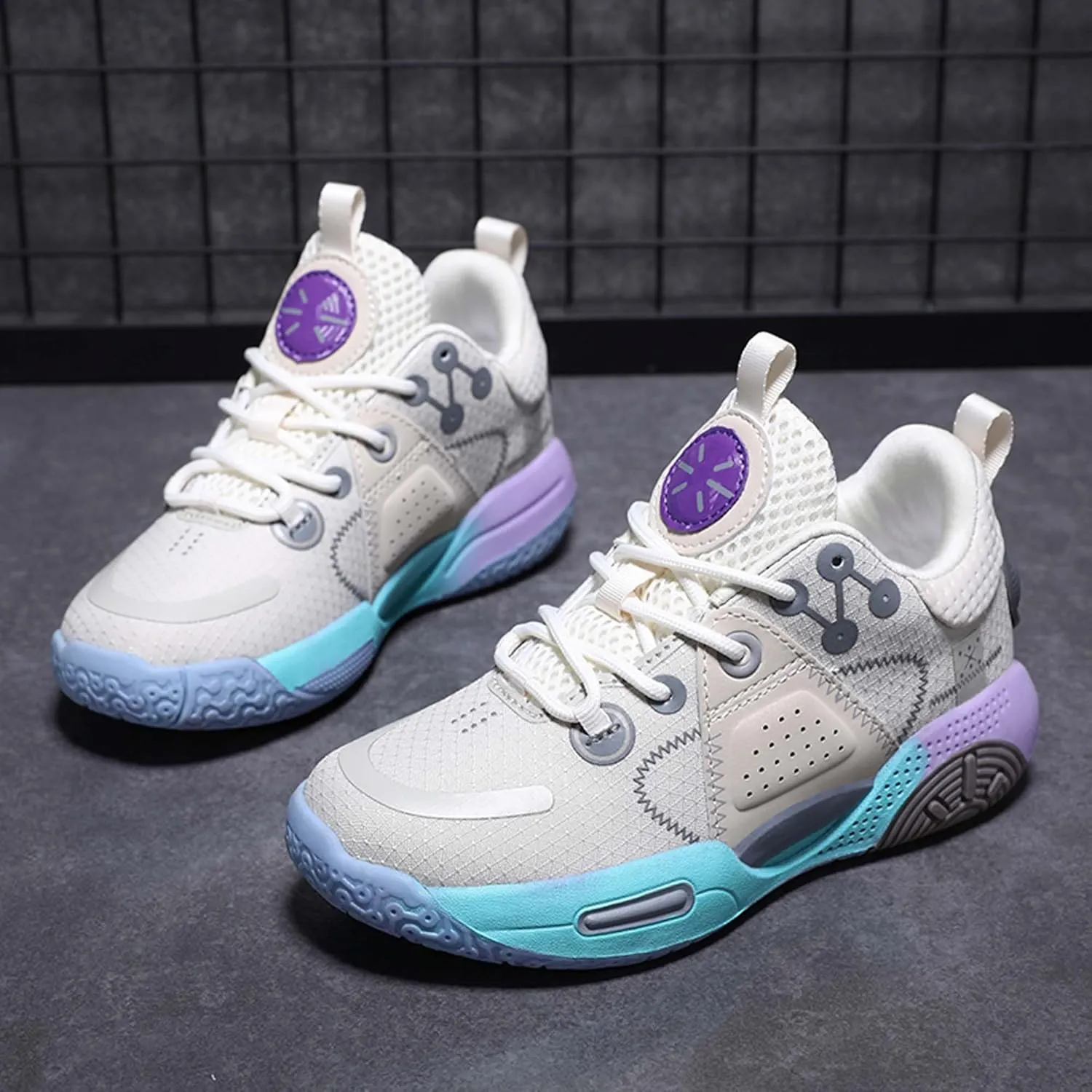 Boys Girls Basketball Shoes Children Fashion Sneakers Boys Running Shoes Kids Sports School Training Tennis Shoes