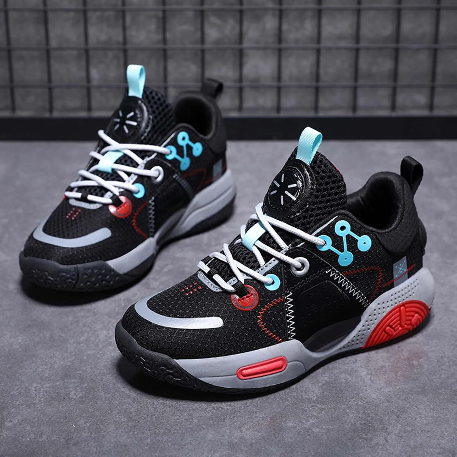 Boys Girls Basketball Shoes Children Fashion Sneakers Boys Running Shoes Kids Sports School Training Tennis Shoes