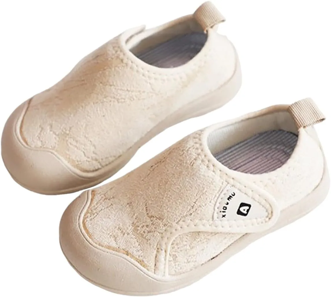 Boys Girls Sneakers Kids Tennis Running Shoes Lightweight Casual Walking Shoes Soft Soles Non Slip Warm Indoor Shoes