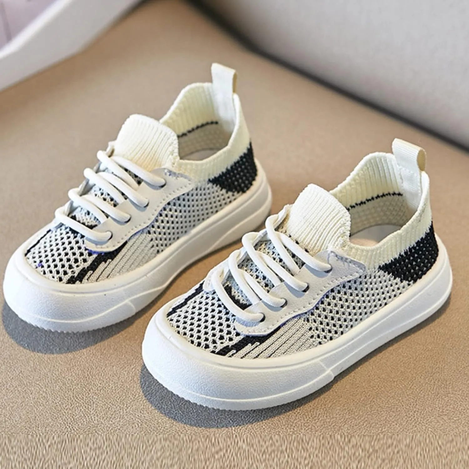 Boys Tennis Shoes Toddler Boys Girls Slip on Sneakers Kids Lightweight Tennis Shoes Breathable Fashion Casual Shoes