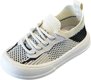 Boys Tennis Shoes Toddler Boys Girls Slip on Sneakers Kids Lightweight Tennis Shoes Breathable Fashion Casual Shoes
