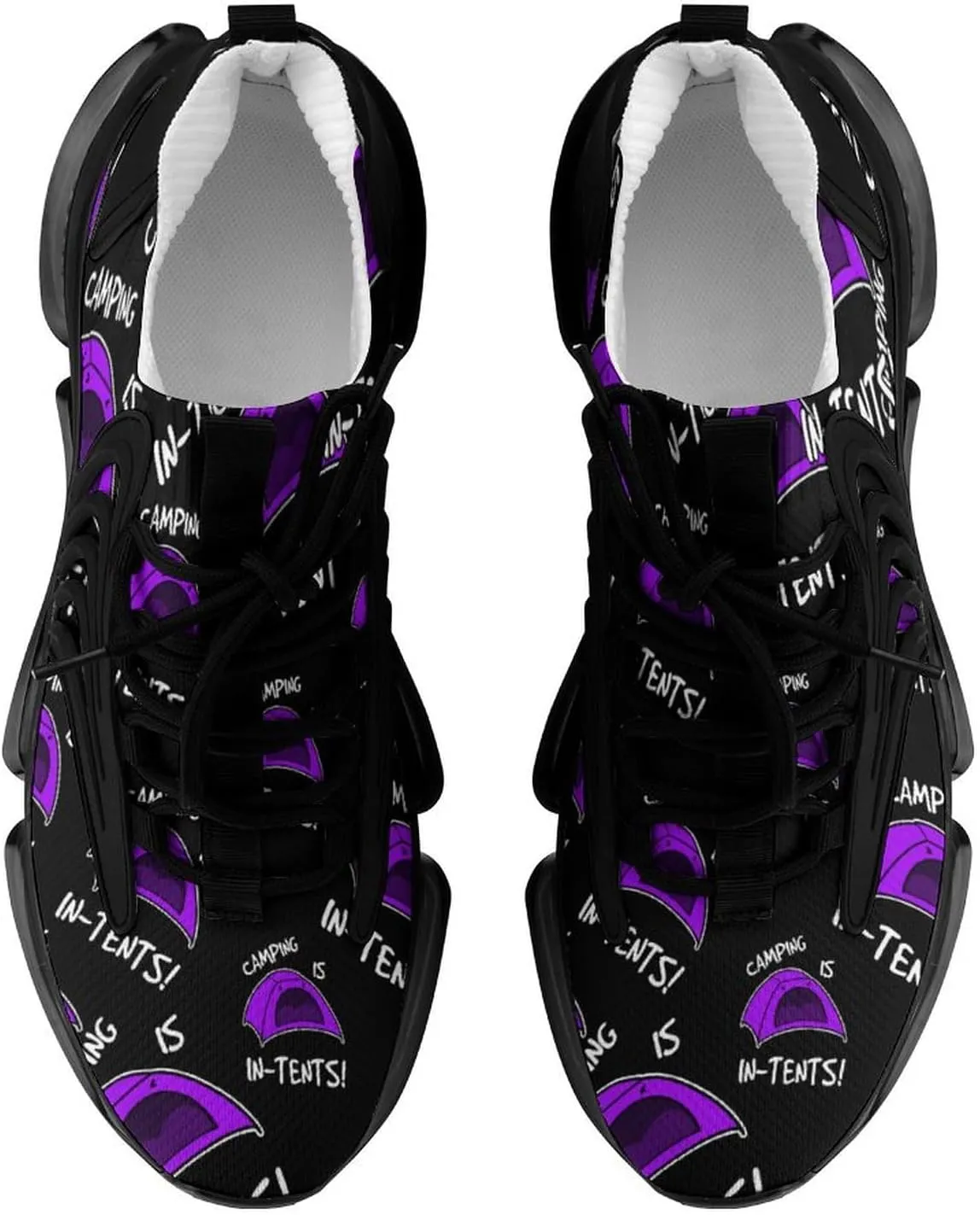 Camping is in Tents Walking Shoes for Men Lightweight Tennis Fashion Elastic Sports Shoes Cushion Basketball Shoes