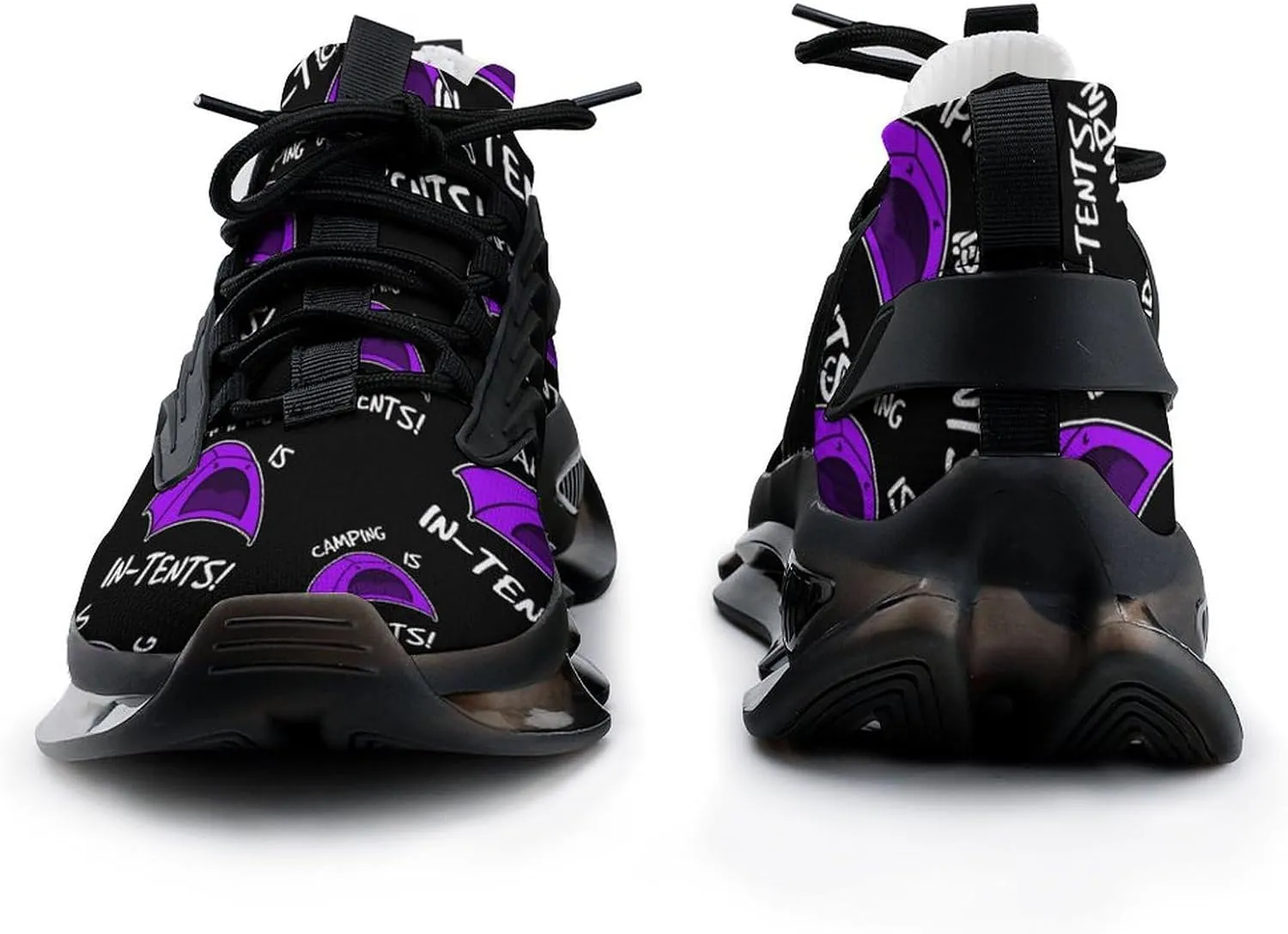 Camping is in Tents Walking Shoes for Men Lightweight Tennis Fashion Elastic Sports Shoes Cushion Basketball Shoes