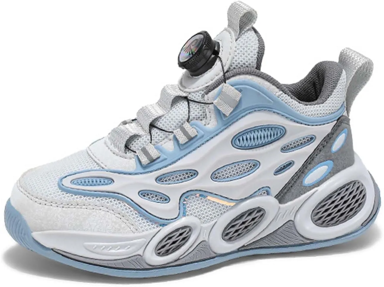 Children's Basketball Shoes - Boys Girls Fashion Sports Shoes - Breathable Anti-Slip Indoor Training Running Shoes Teenagers Outdoor Walking Sports Basketball Shoes