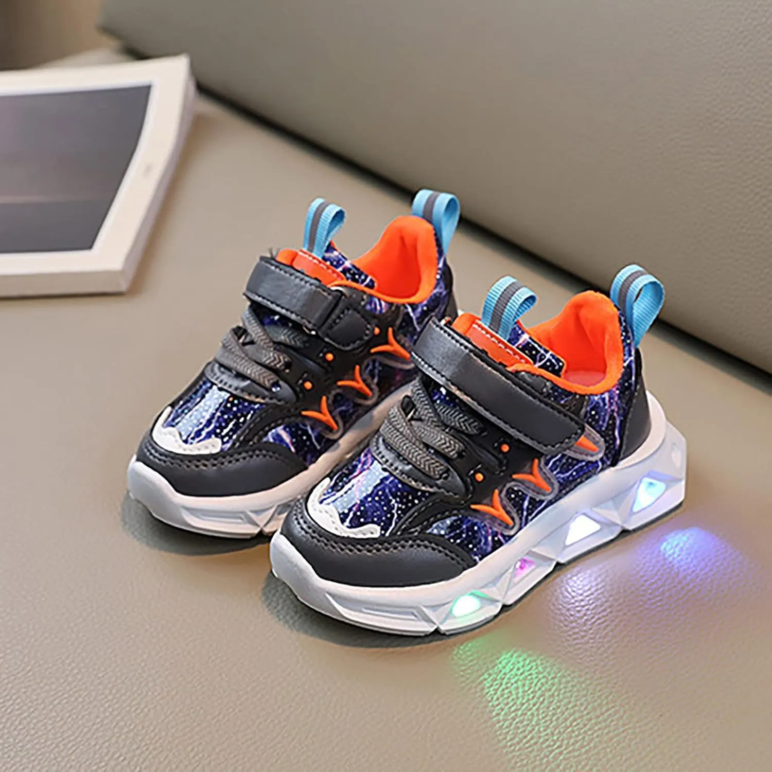 Childrens Glitter Sneakers Basketball Sport Running High Top Glitter Shoes Kids Boys Flat Non Slip Breathable Shoes
