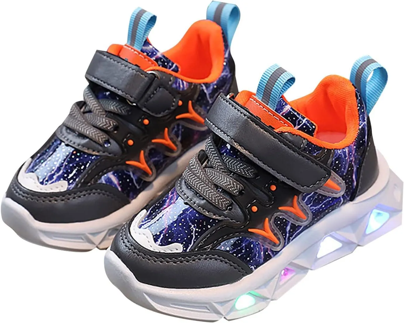 Childrens Glitter Sneakers Basketball Sport Running High Top Glitter Shoes Kids Boys Flat Non Slip Breathable Shoes