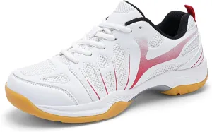 CHUUMEE Tennis Shoes Lightweight Pickleball All Court Shoes Indoor Outdoor Badminton Sneaker with Arch Support Court Training