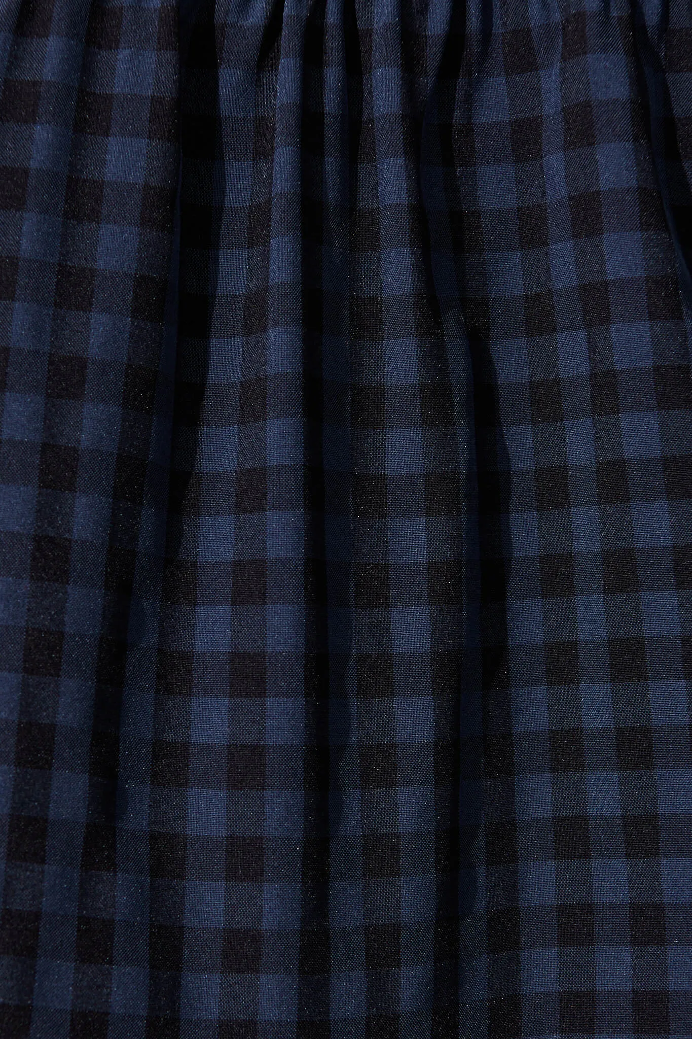 Ciaran Smock Dress In Navy And Black Gingham