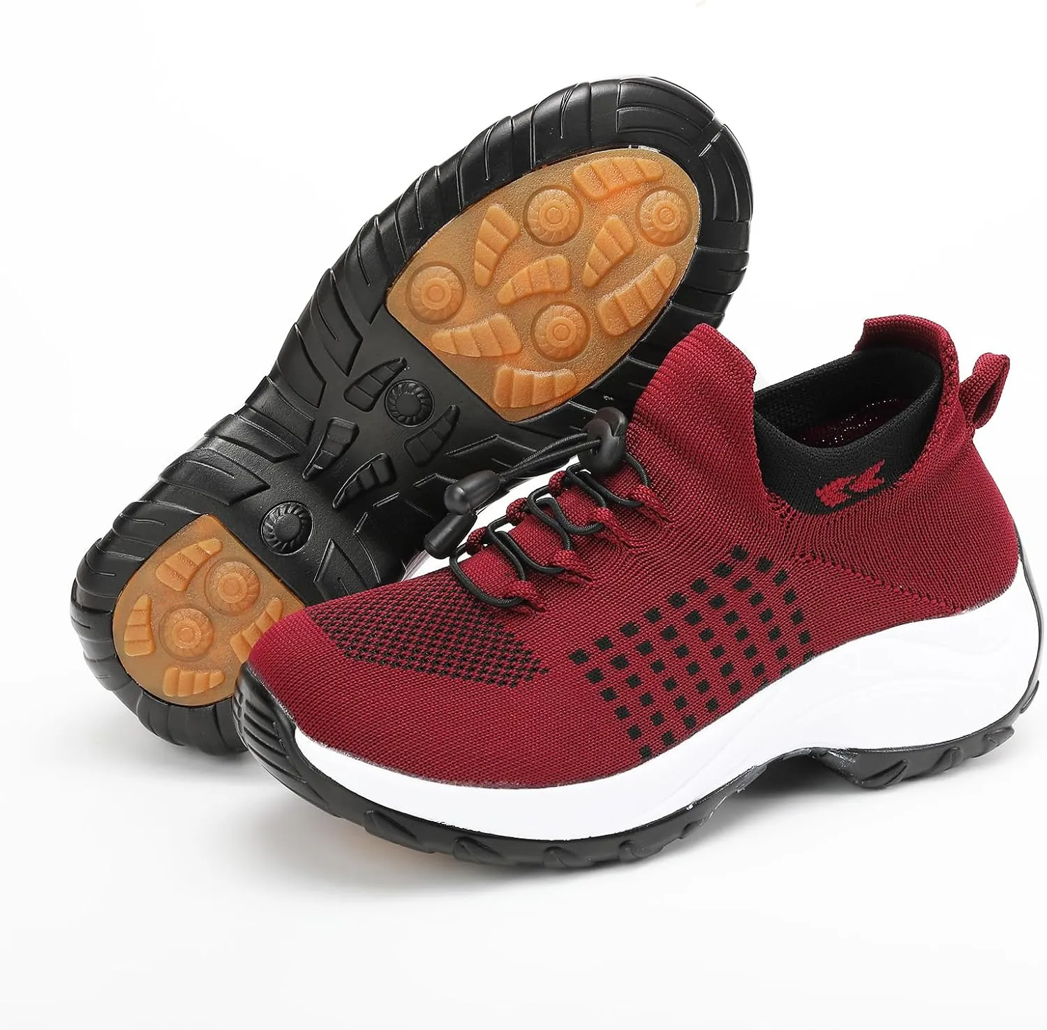 Comfort Wear Orthowear Shoes for Women Men Orthopedic Cushion Shoes Anti-Slip Air Nurse Shoe Breathable Mesh Fashion Sneakers for Women Adjustable Elastic Strap Trainers Plantar Fasciitis Unisex