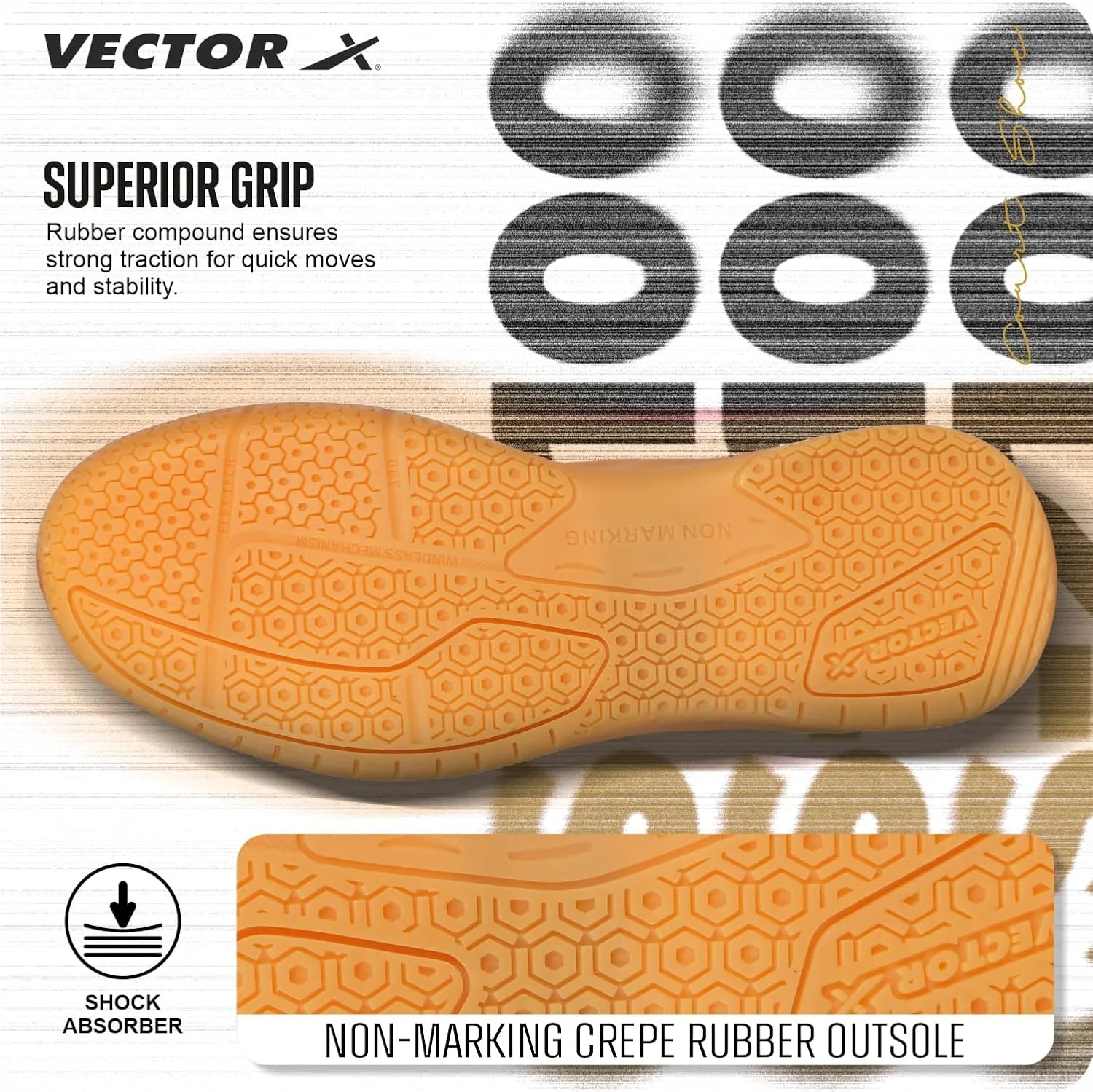 CS-2100 Court Shoes for Boys & Girls