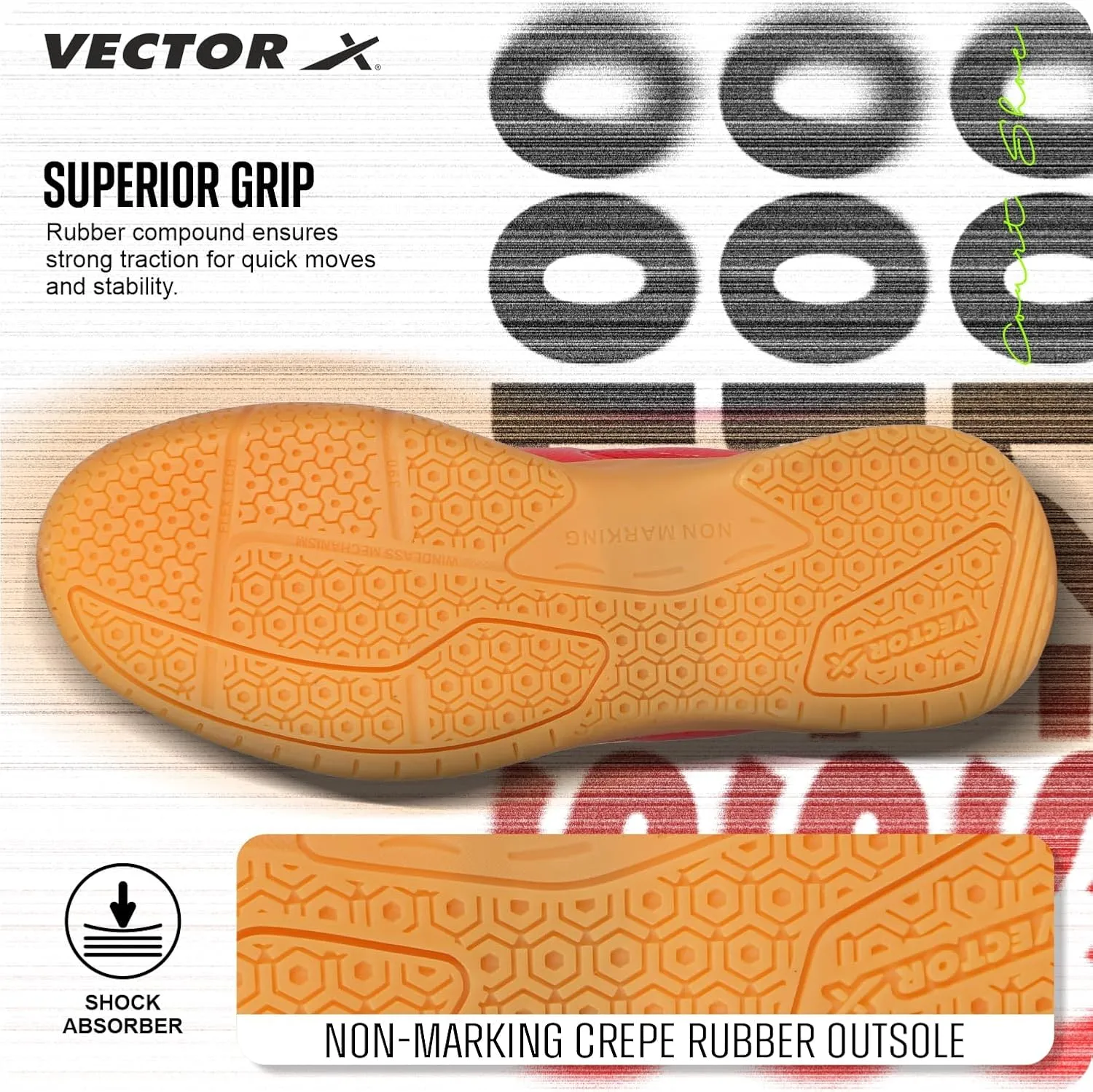 CS-2100 Court Shoes for Boys & Girls